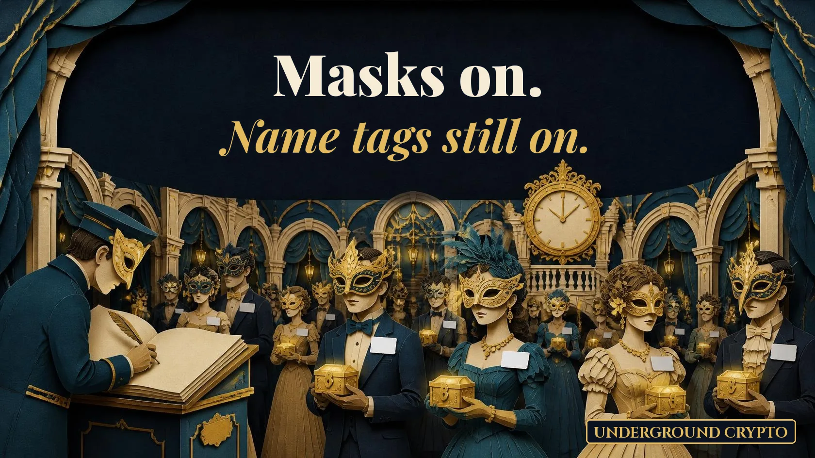 Masks On. Name Tags Still On.