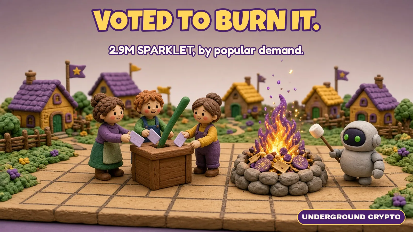 Upland players voted to burn it