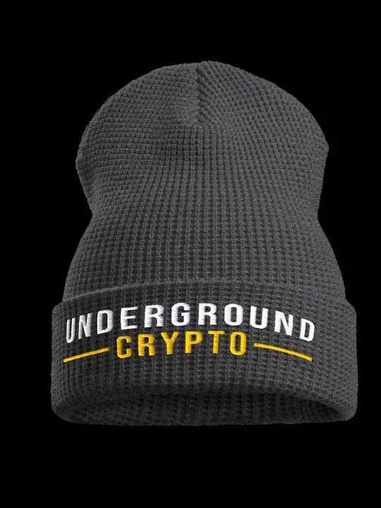Underground Crypto Waffle Beanie